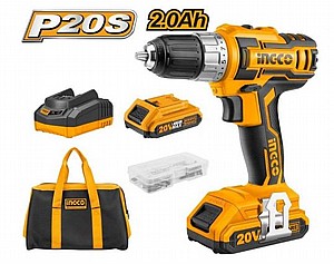 מברג/מקדחה V20 +תיק בד וערכה מבית INECO שווי החלפה --- מברג/מקדחה V20 +תיק בד וערכה מבית INECO שווי החלפה ---